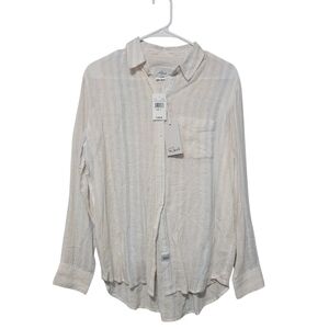 NWT Rails Charlie Merida Stripes Button Down Shirt SizeS